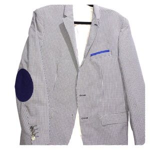 Zara man blazer w elbow patches
